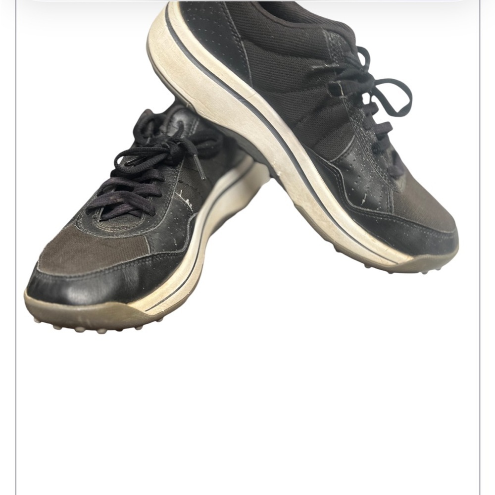 Skechers Mens Go Golf B/W Leather Arch Support Trainers Golf Shoes size 10